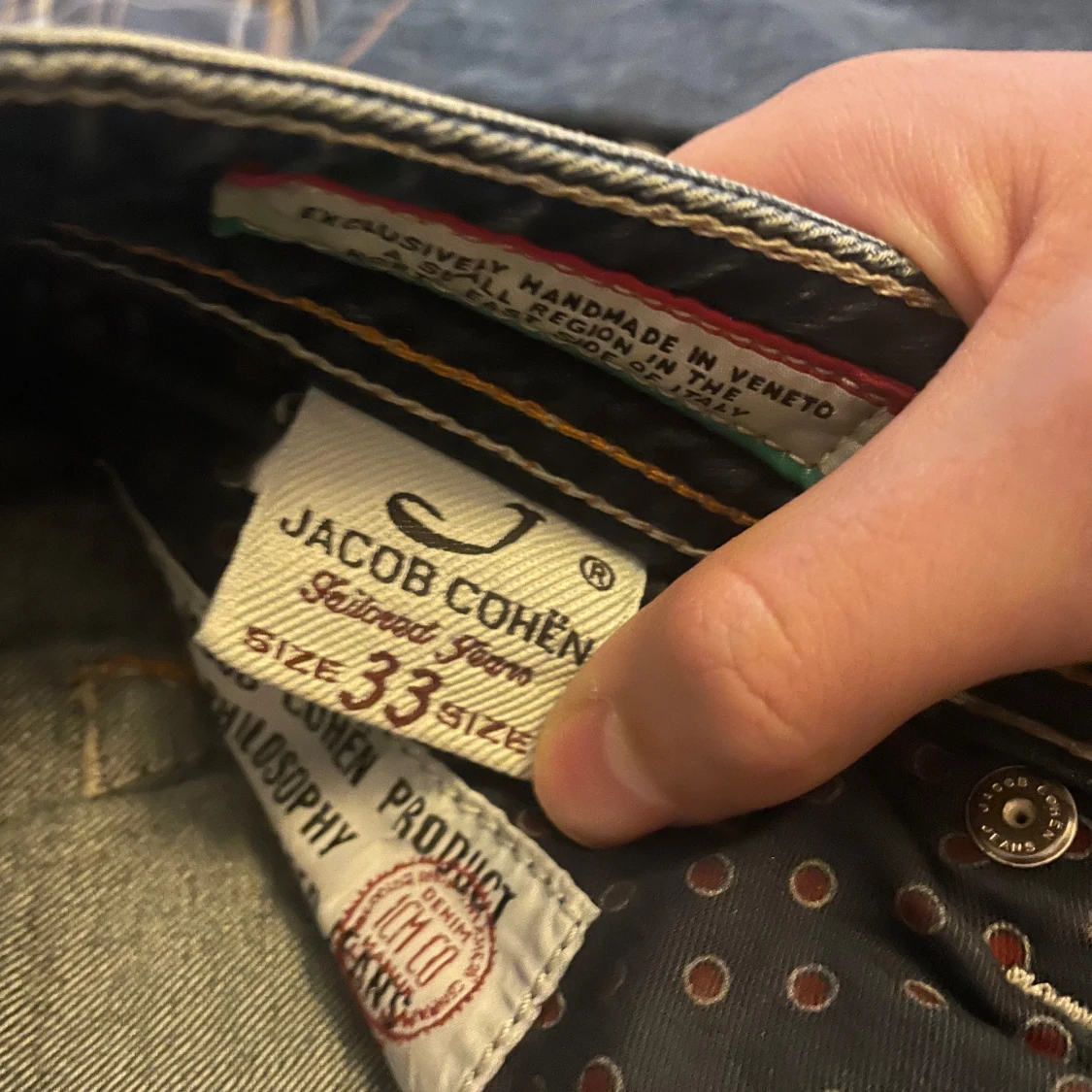 Blå/grå jeans från Jacob Cohen - 92