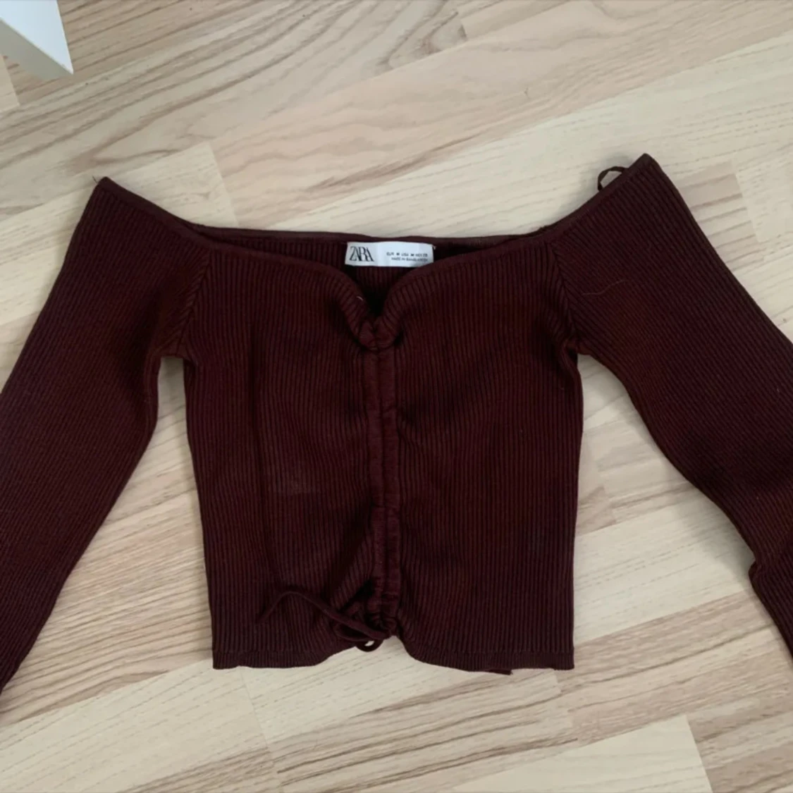 Brun cropped tröja - 90