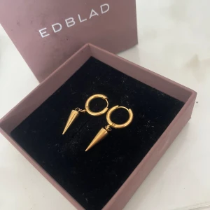 Guldfärgade örhängen  - Fina guldfärgade örhängen💕 säljer då jag gillar silver mer🌸