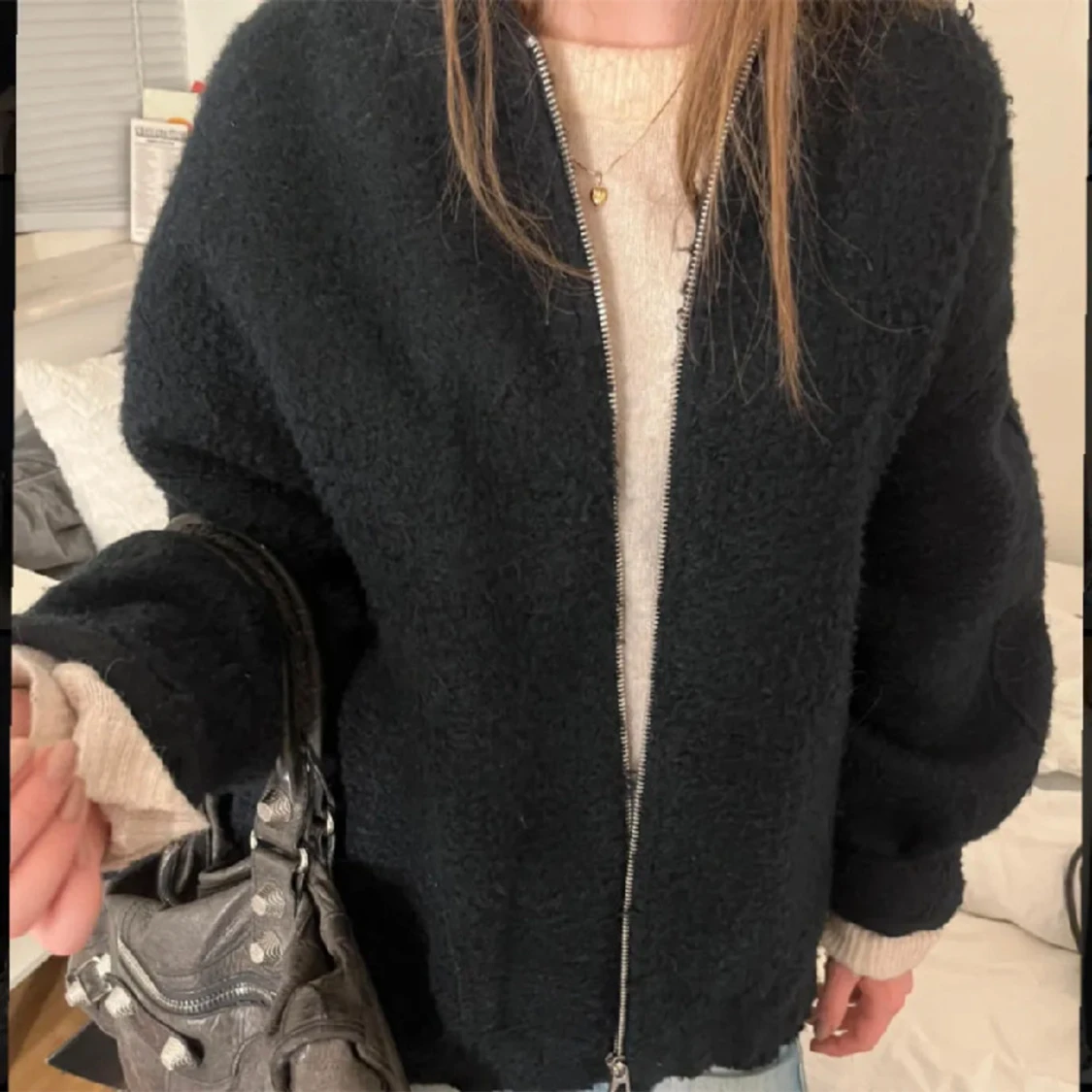 Blå Zara Jacka  - 90