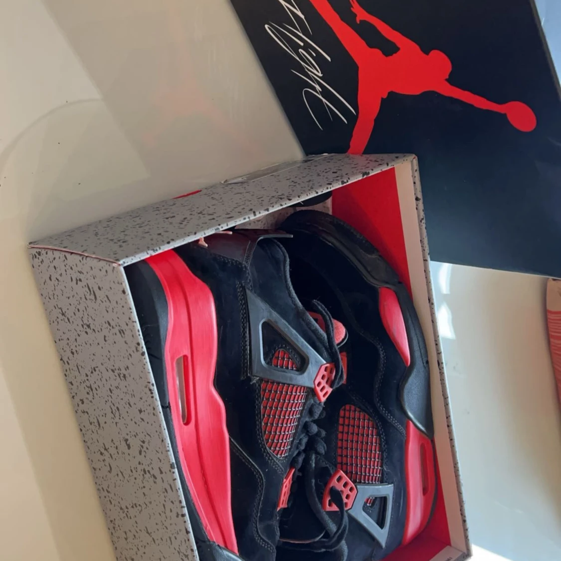 Jordan 4 Red Thunder  - 90