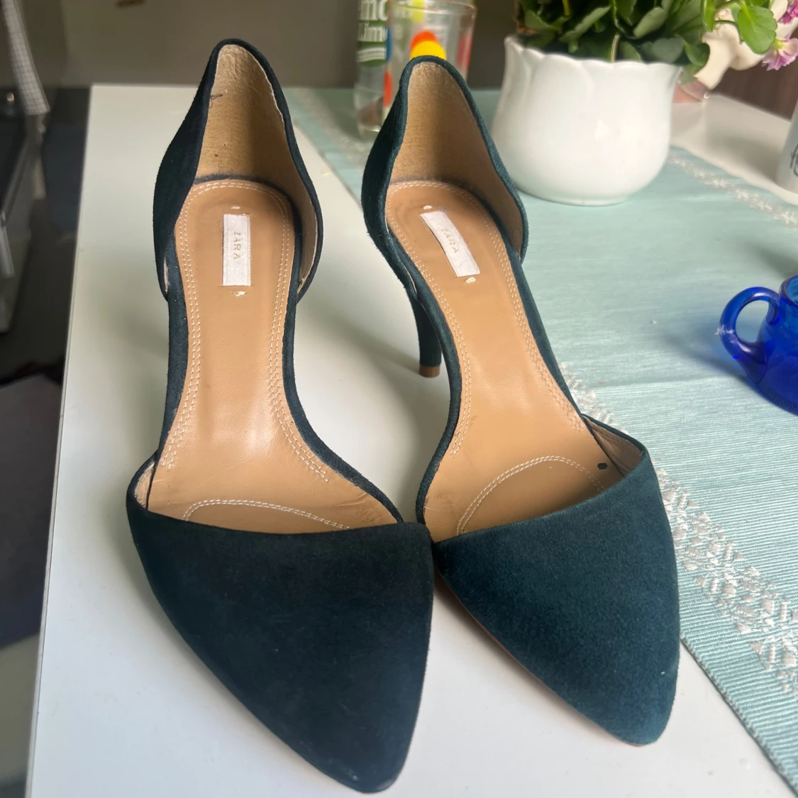 Mörk gröna klackar  - 91