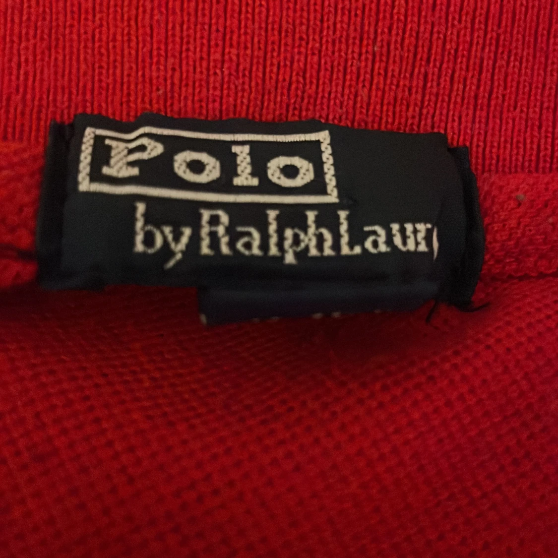 Röd pikétröja från Ralph Lauren - 2