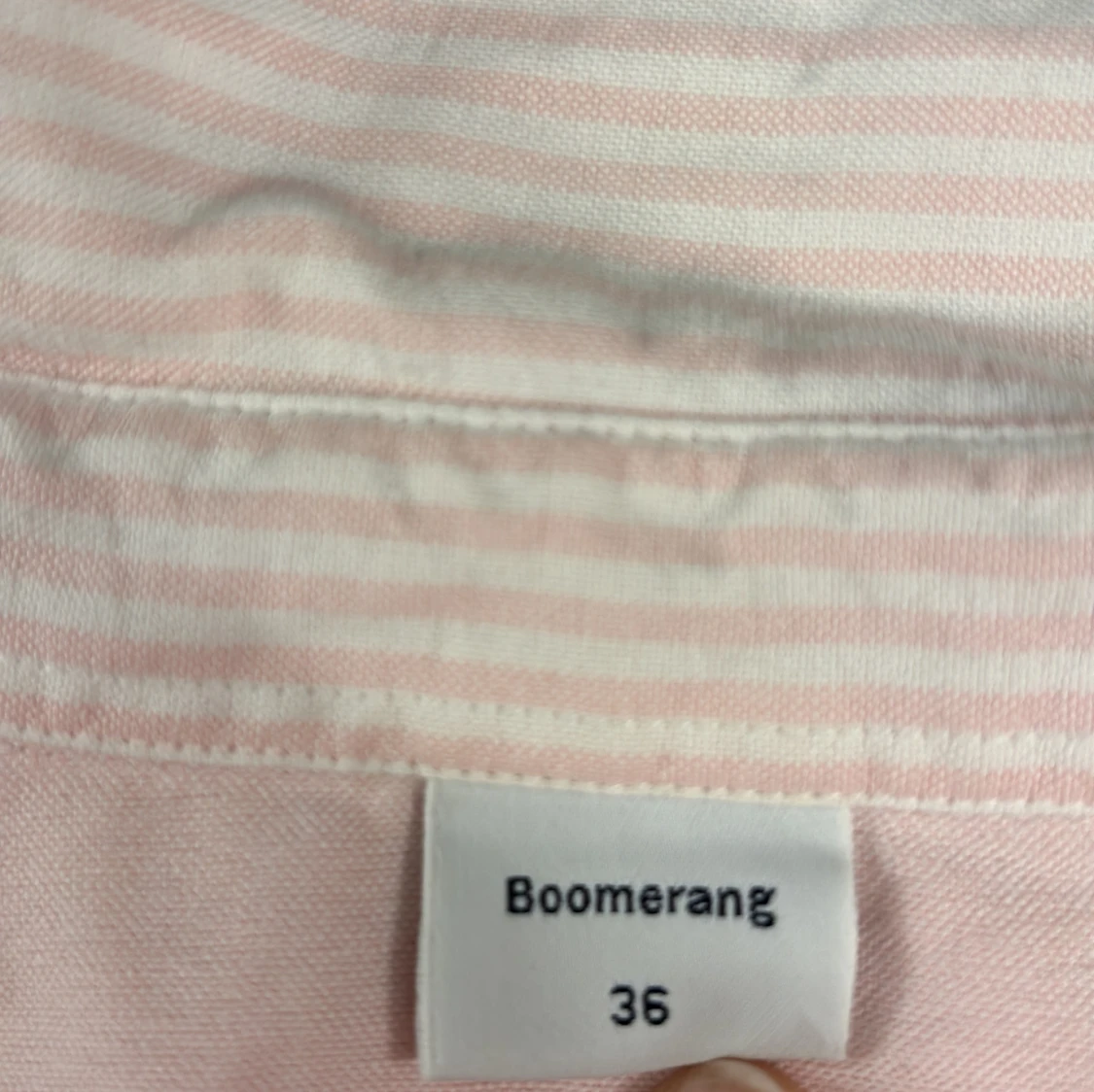 Rosa och vit randig skjorta från Boomerang - 2