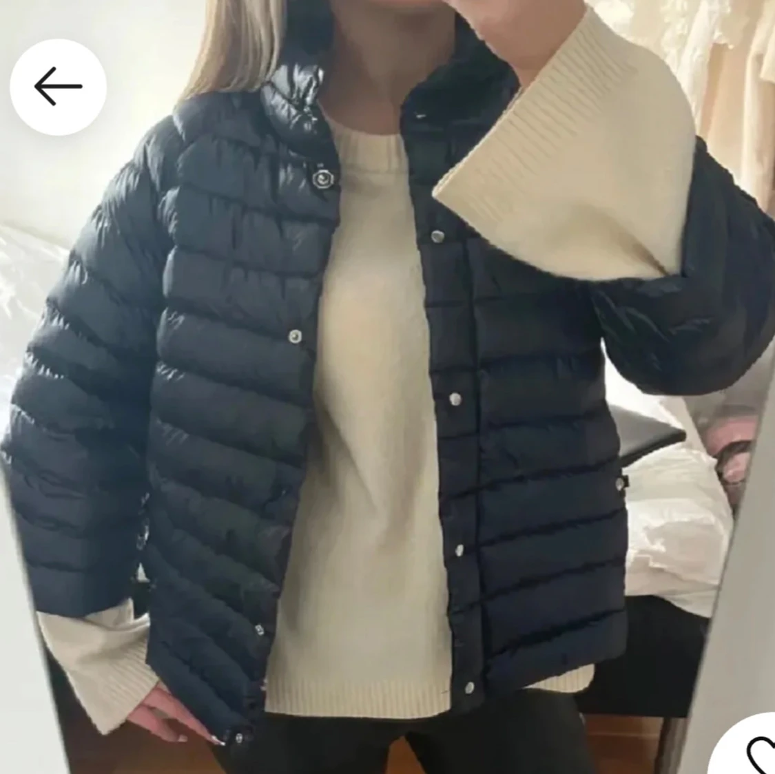 Trekvartsärmad jacka