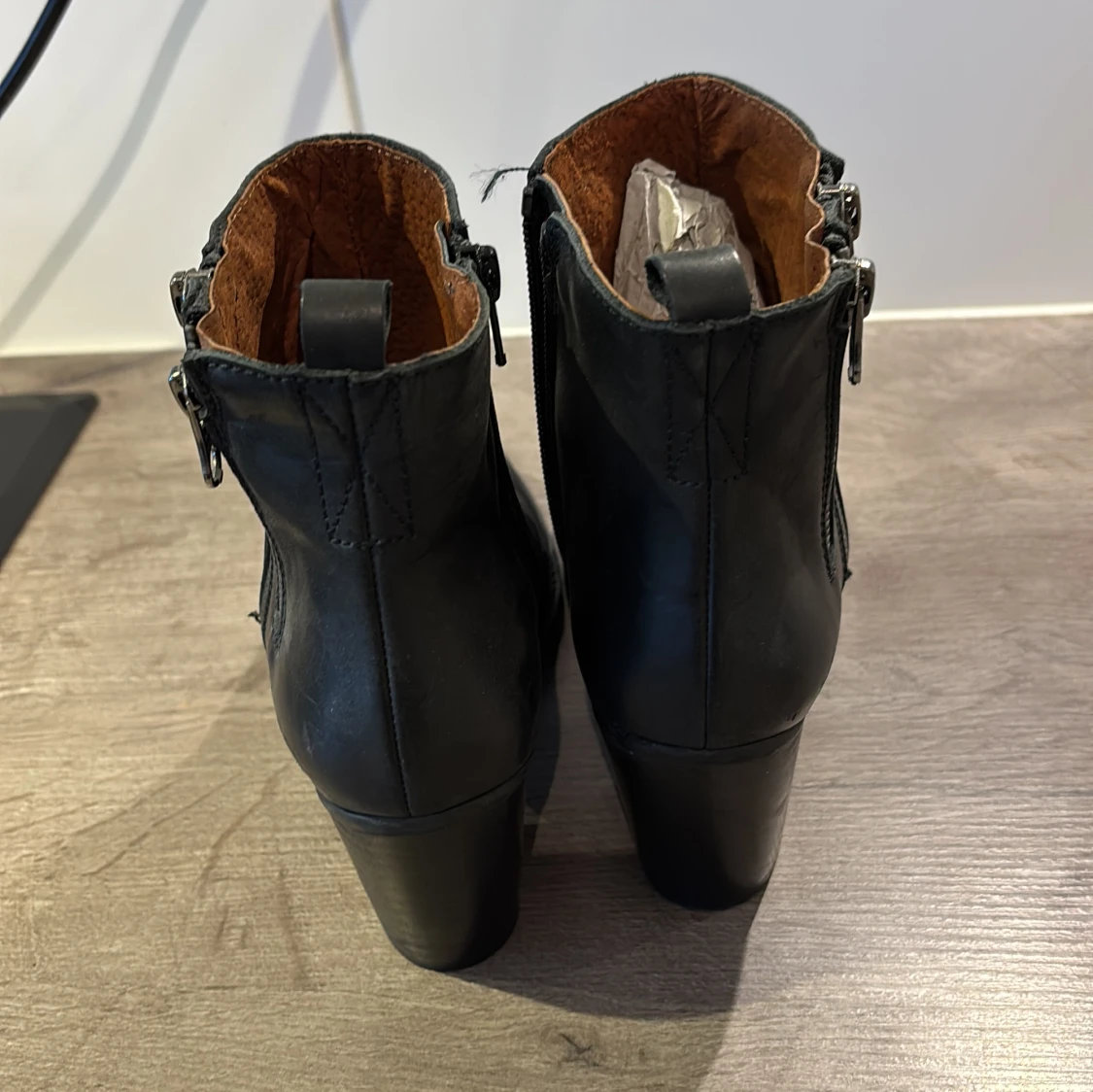 Svarta boots med dragkedja - 2