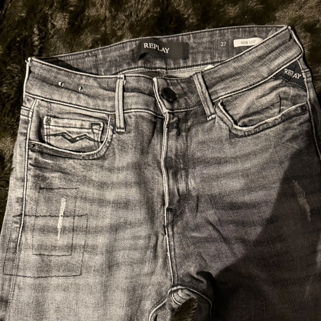 Grå jeans från Replay - 1