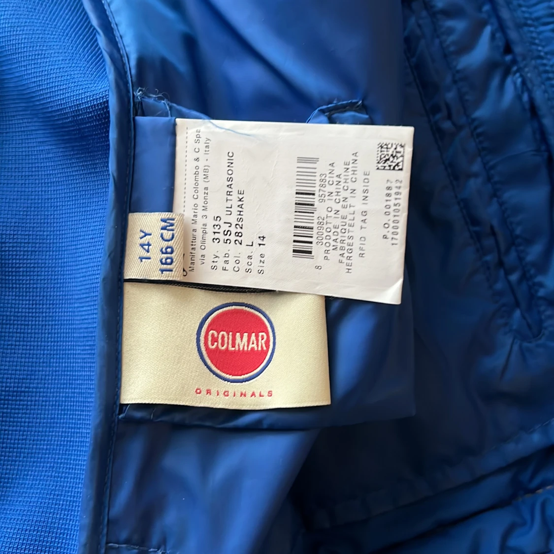 Blå quiltad jacka från Colmar - 2