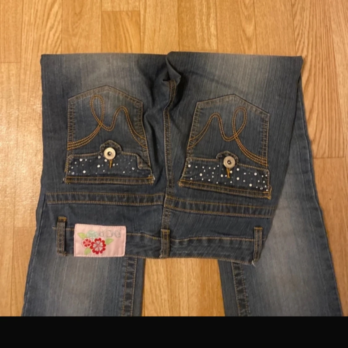 Blå jeans från KappAhl - 90