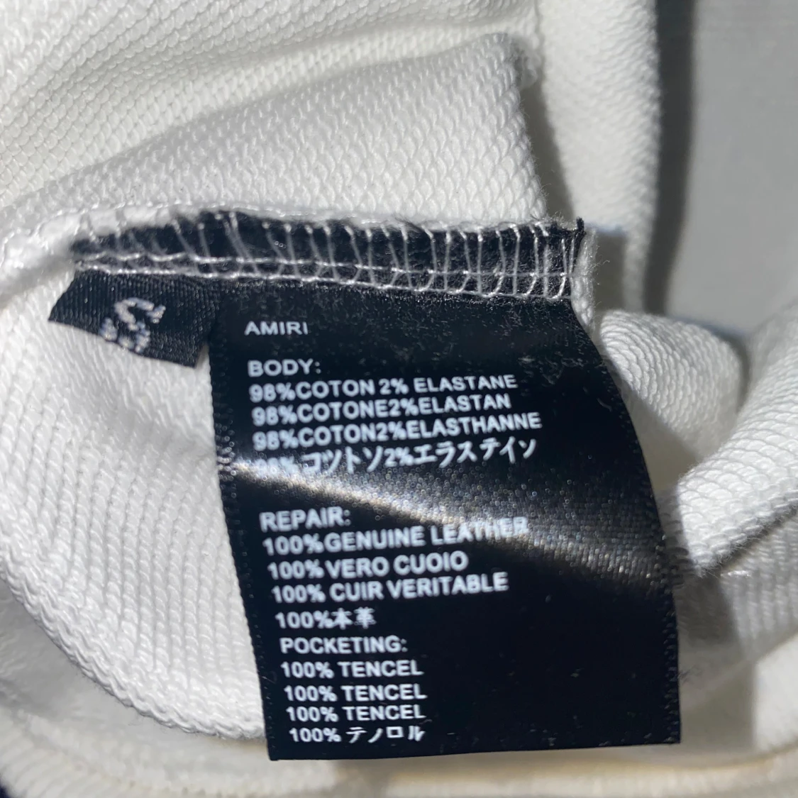 Vit hoodie från Amiri - 92