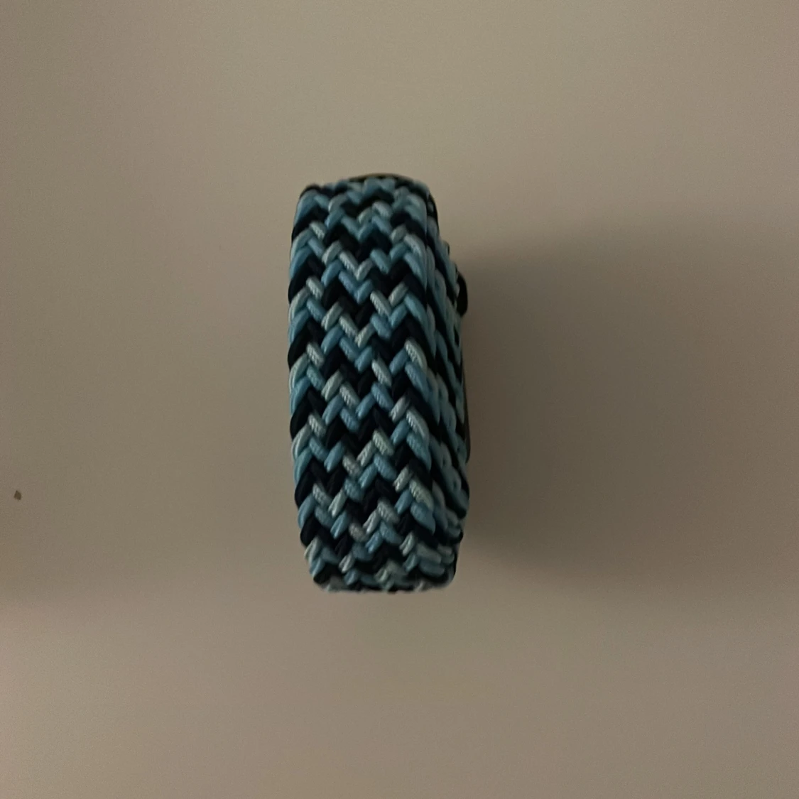 Blått flätat bälte - 90