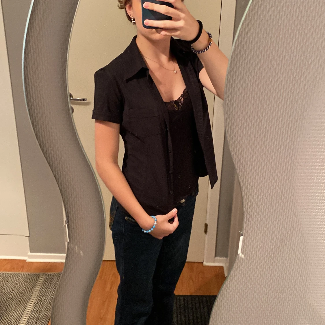 Svart kortärmad skjorta från De Facto - 90