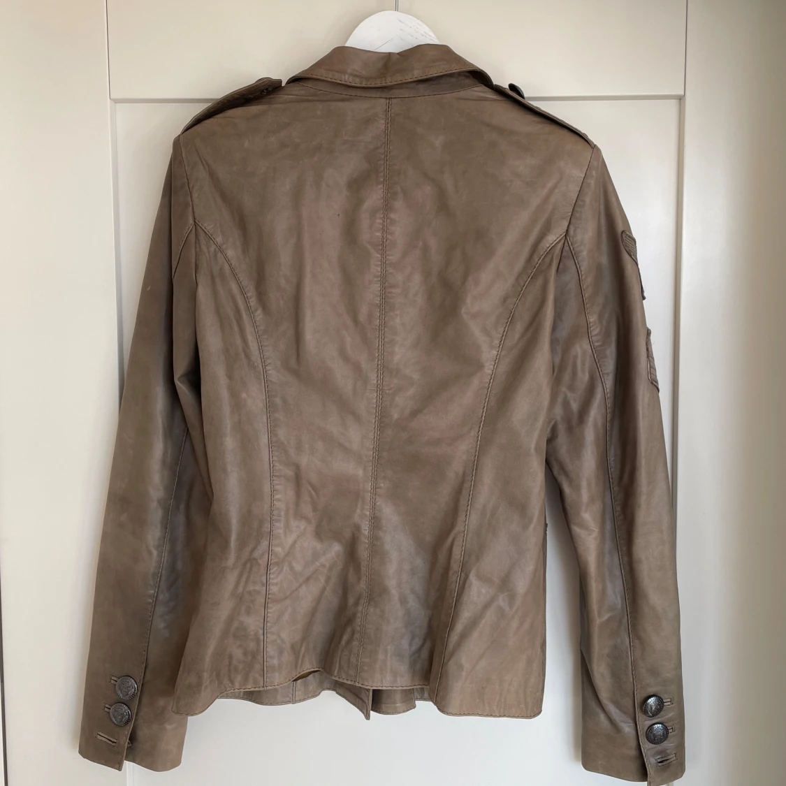 Vintage läderkavaj  - 91