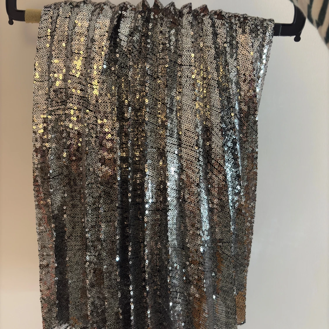 Glittrig silverkjol med paljetter MSGM - 3