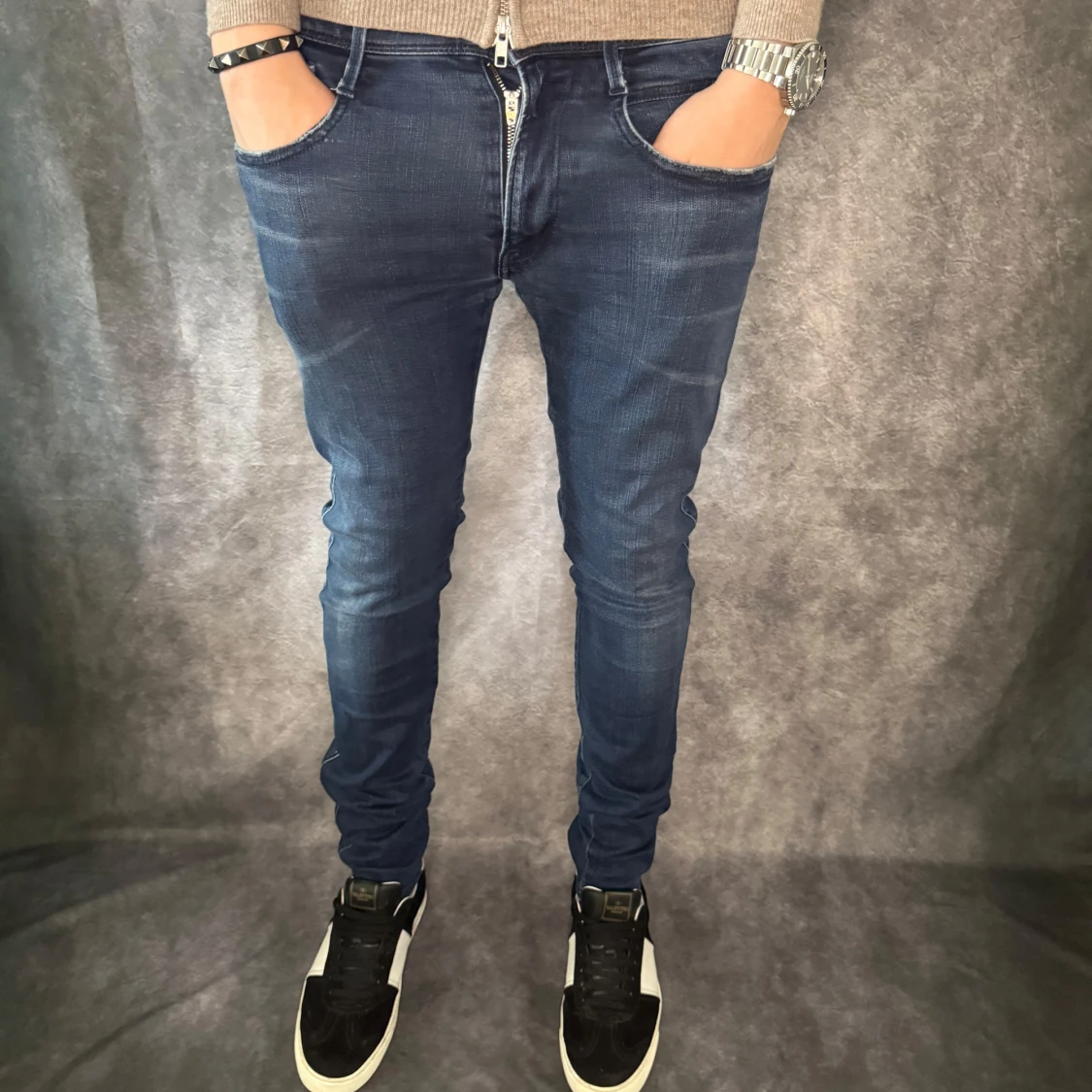 REPLAY ANBASS HYPERFLEX JEANS  - 1