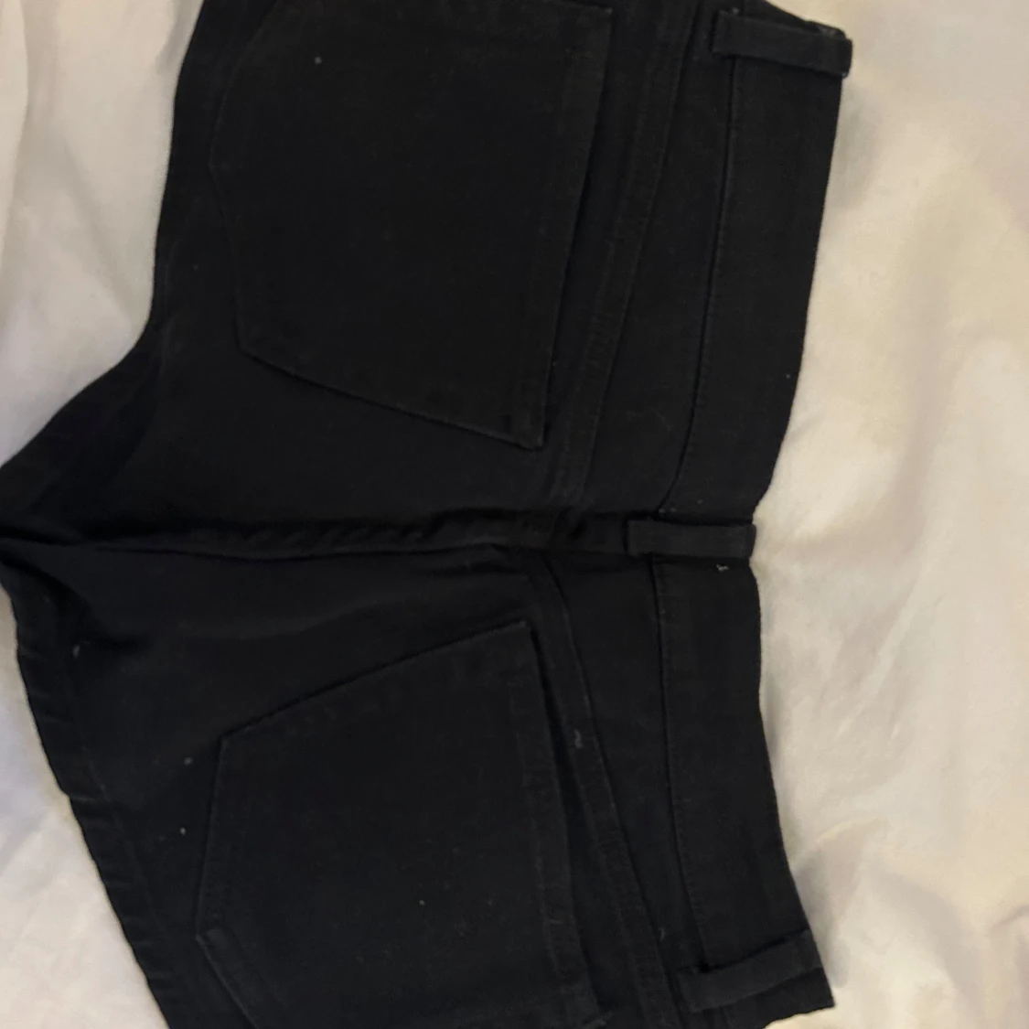 Svarta jeansshorts - 1