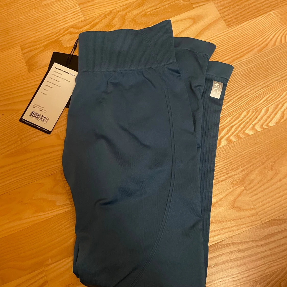 Blå Deluxe Seamless Tights från ICANIWILL - 90