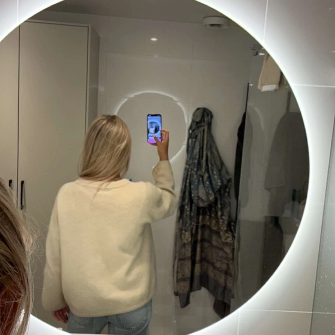 Stickad alpacka tröja hm  - 90