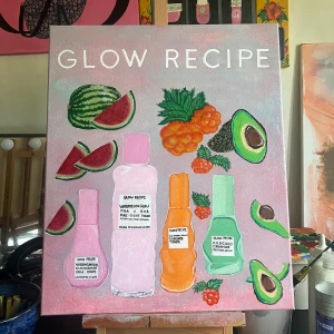 GLOW recipe  - Mått: 40x50 cm 🩷