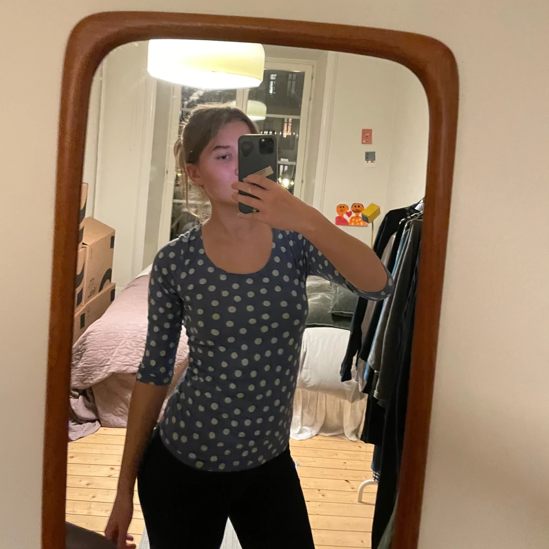 Trekvartsärmad topp - 90