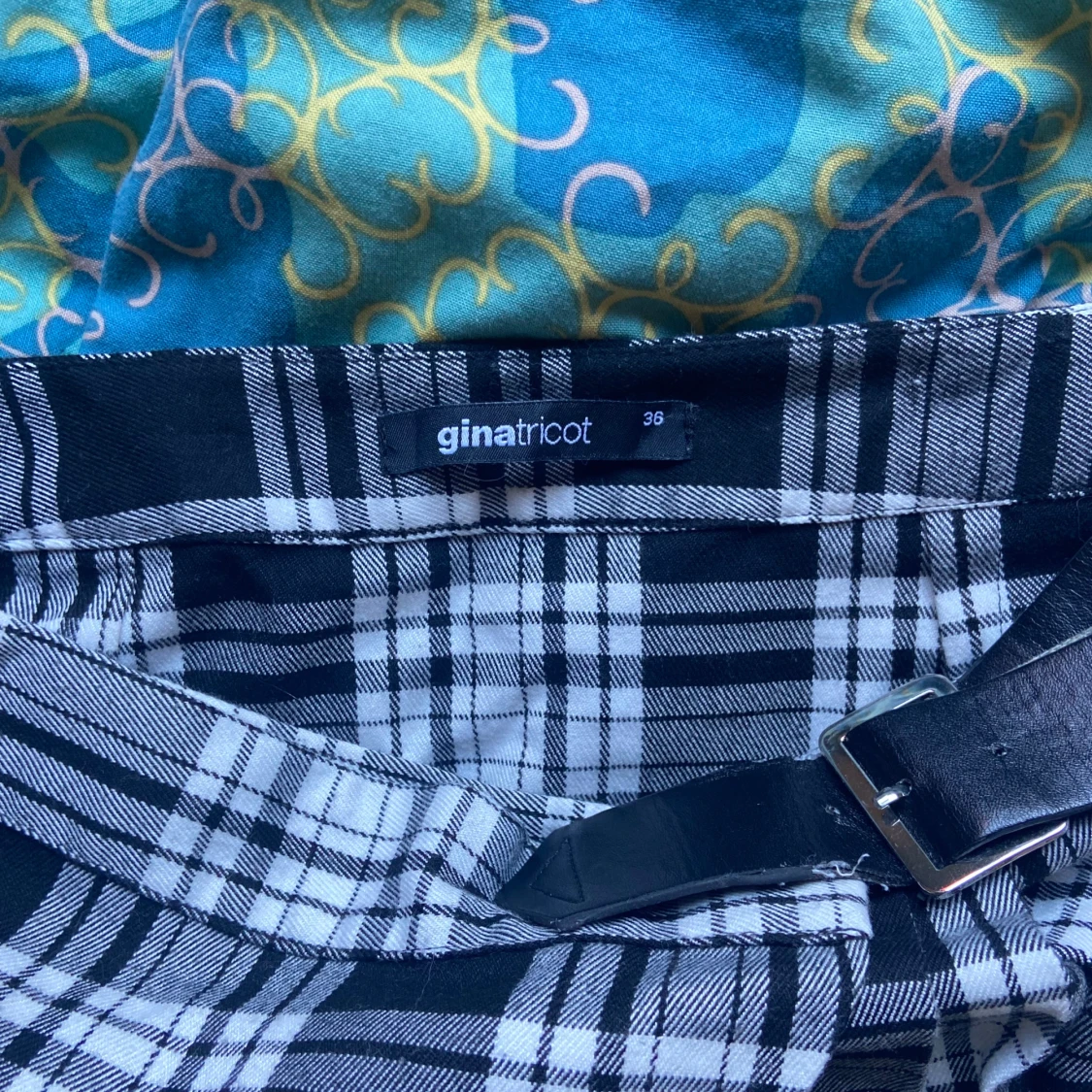 rutig minikjol  - 91