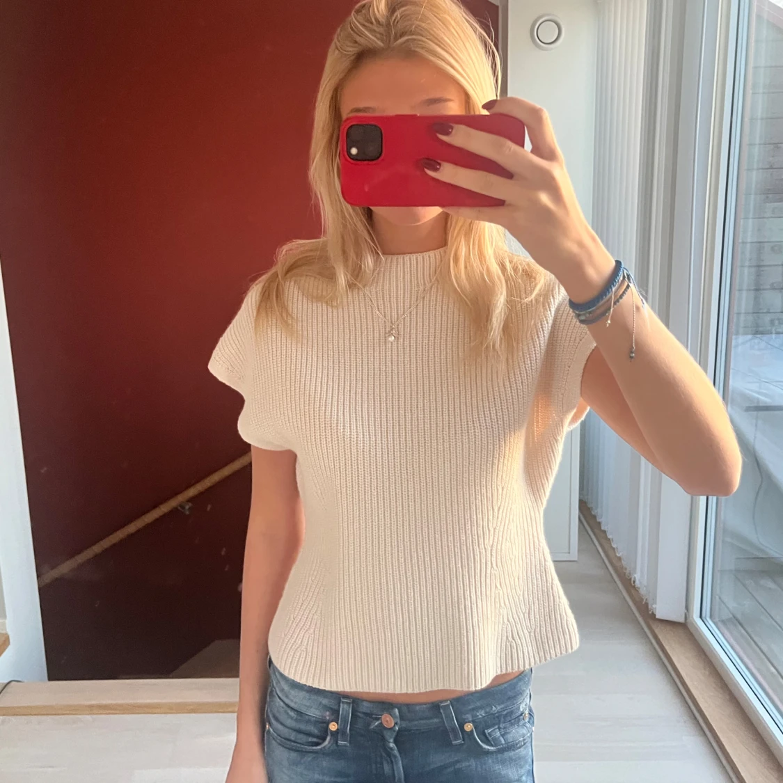 & Other Stories stickad topp  - 90