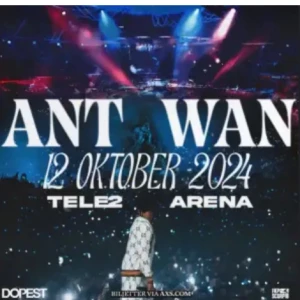 Ant wan  - Säljer 2antwan biljetter (600kr) styck  