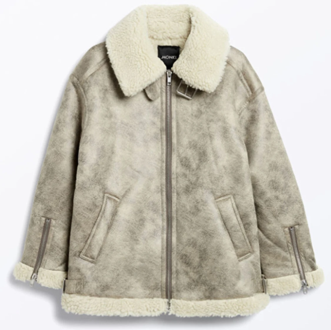 Skönt och stiligt grå jacka