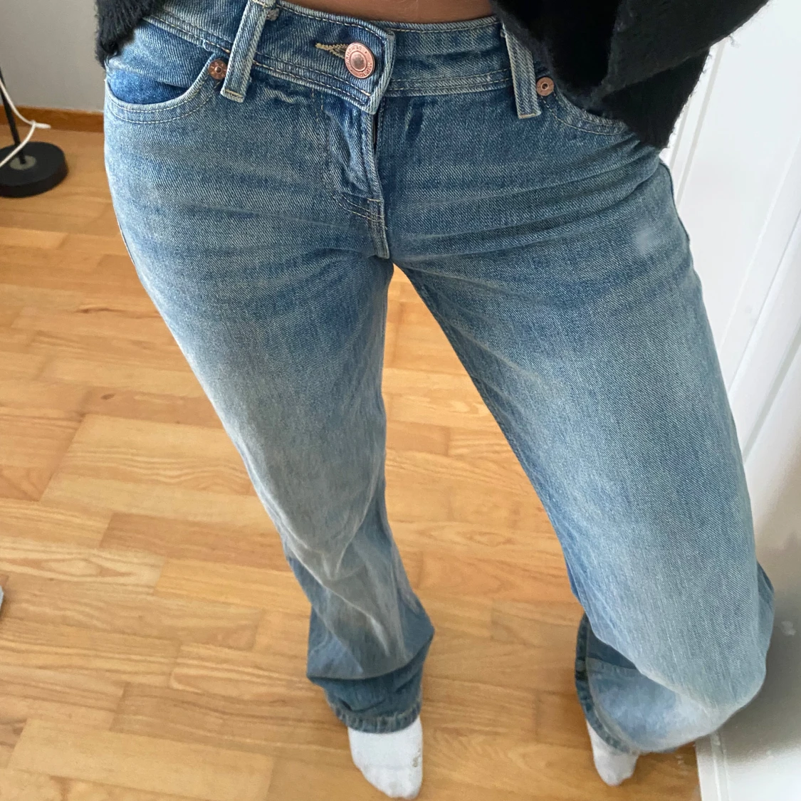 Lågmidjade jeans - 90