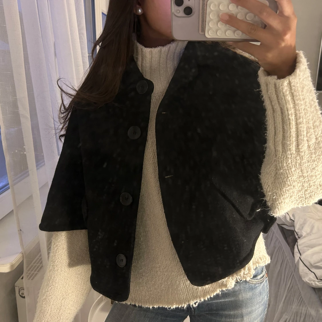 trekvartsärmad jacka - 91