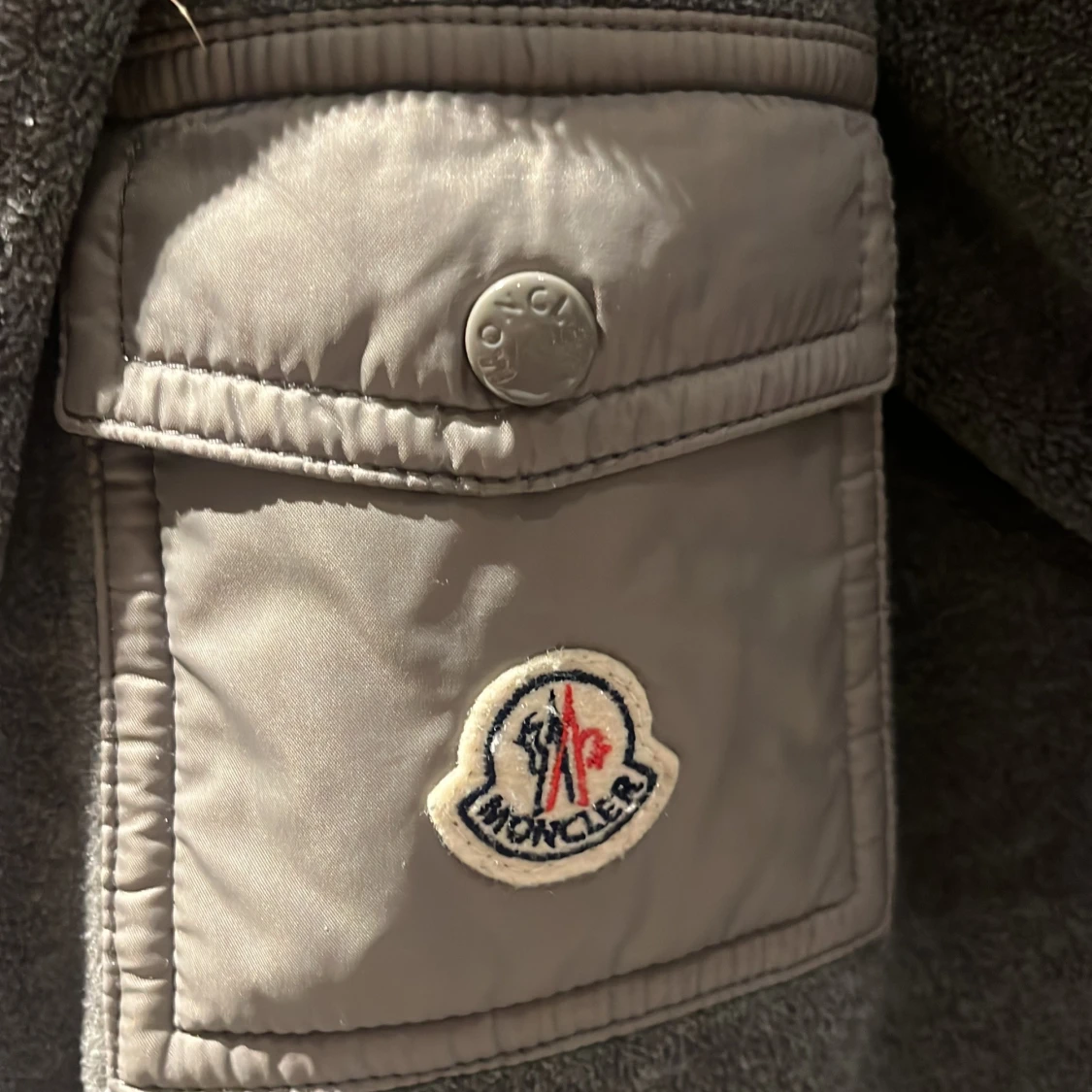 Grå fleecejacka från Moncler - 4