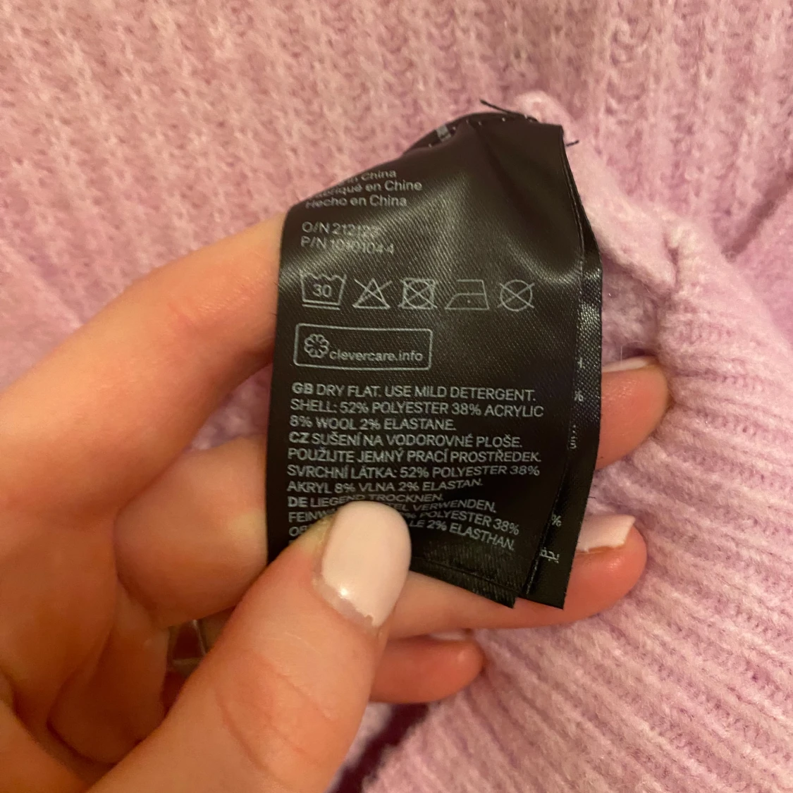 Ljusrosa ribbad kofta från H&M - 4