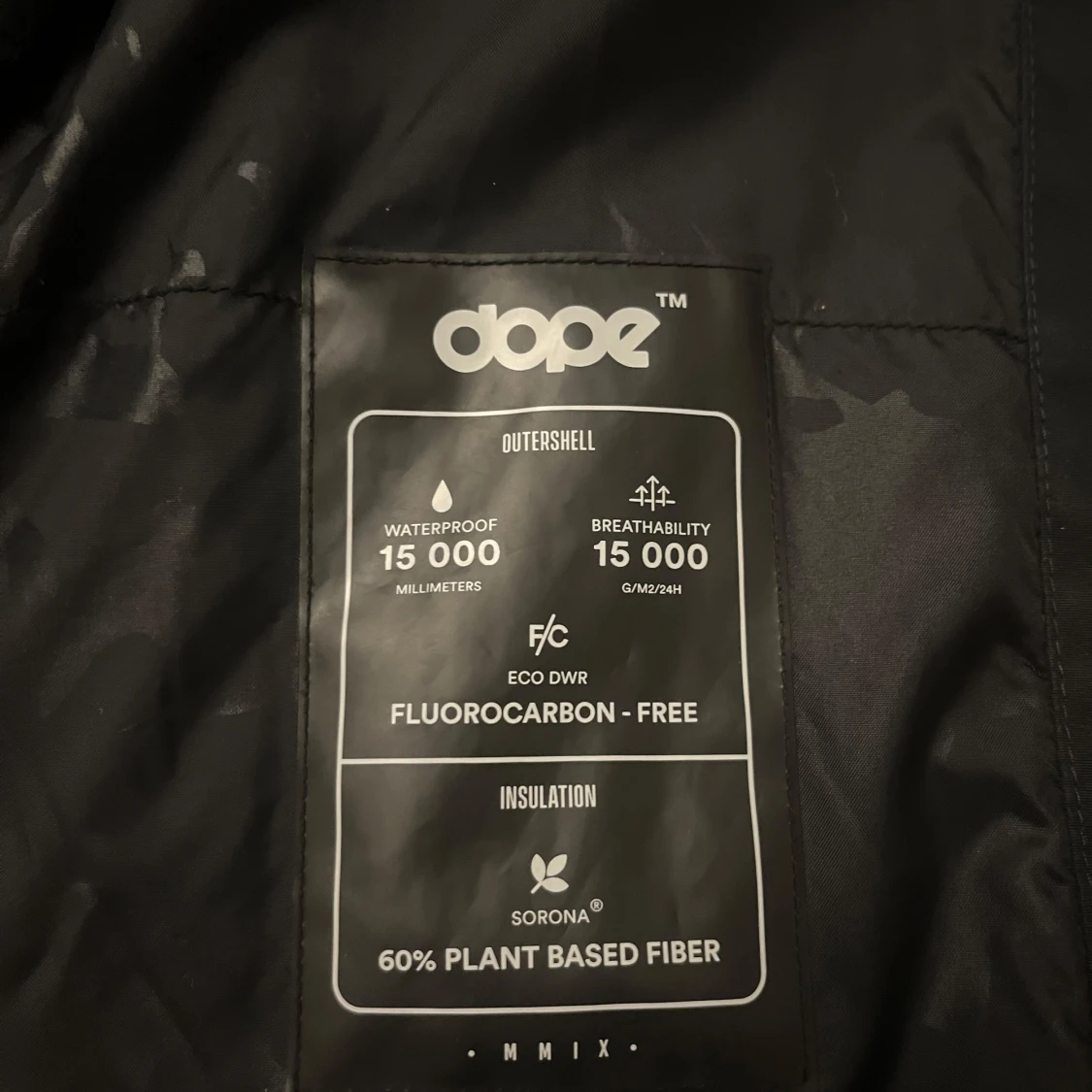 Svart vinterjacka från Dope - 92