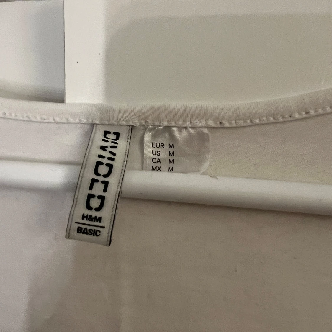 Vit kortärmad topp från H&M - 91