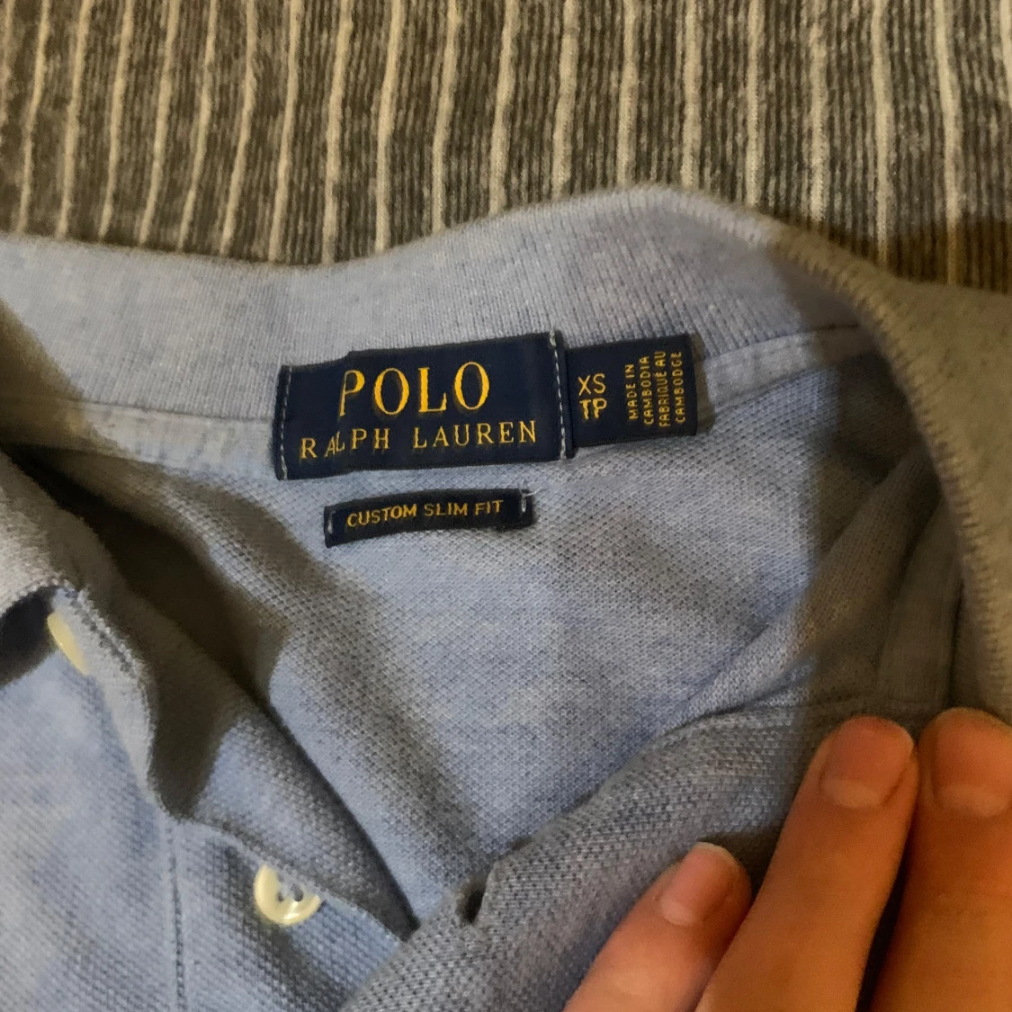 Ljusblå pikétröja från Ralph Lauren - 1