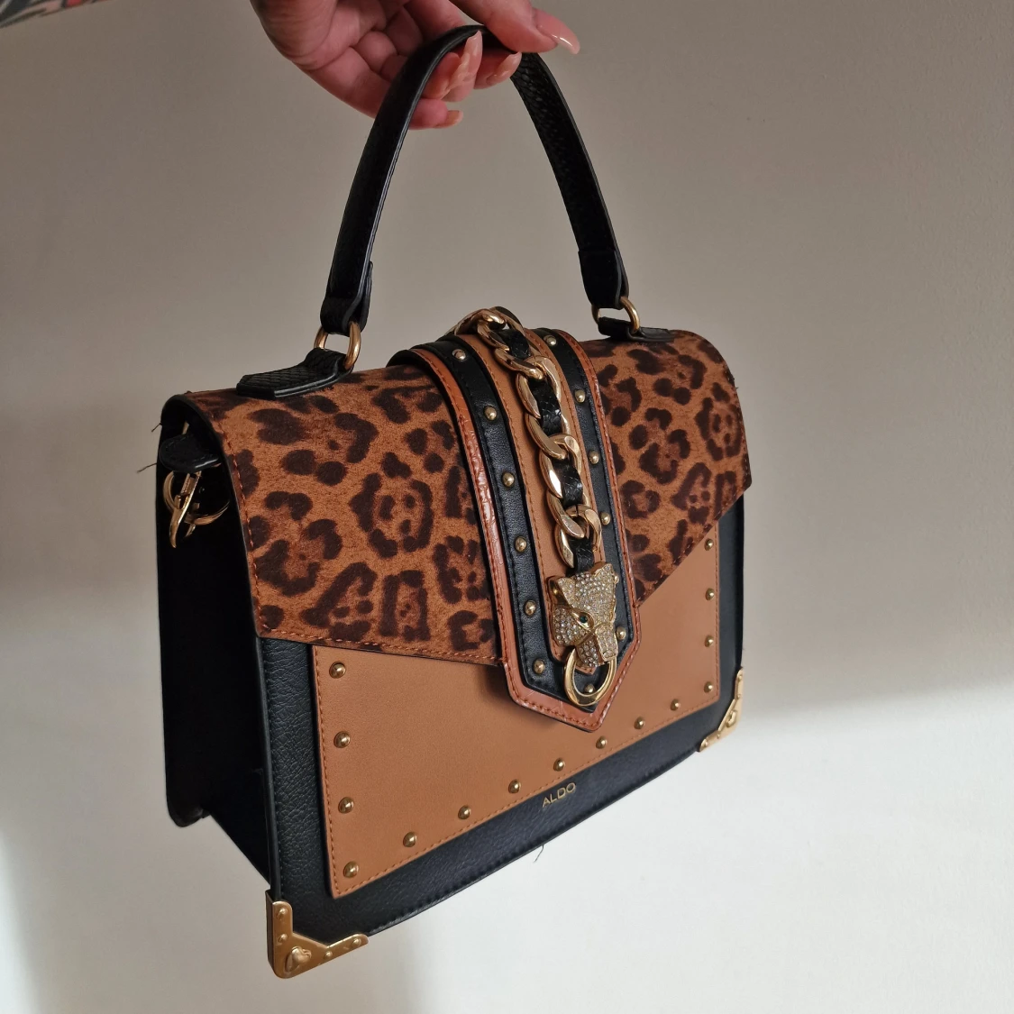 Leopardmönstrad handväska från Aldo - 1