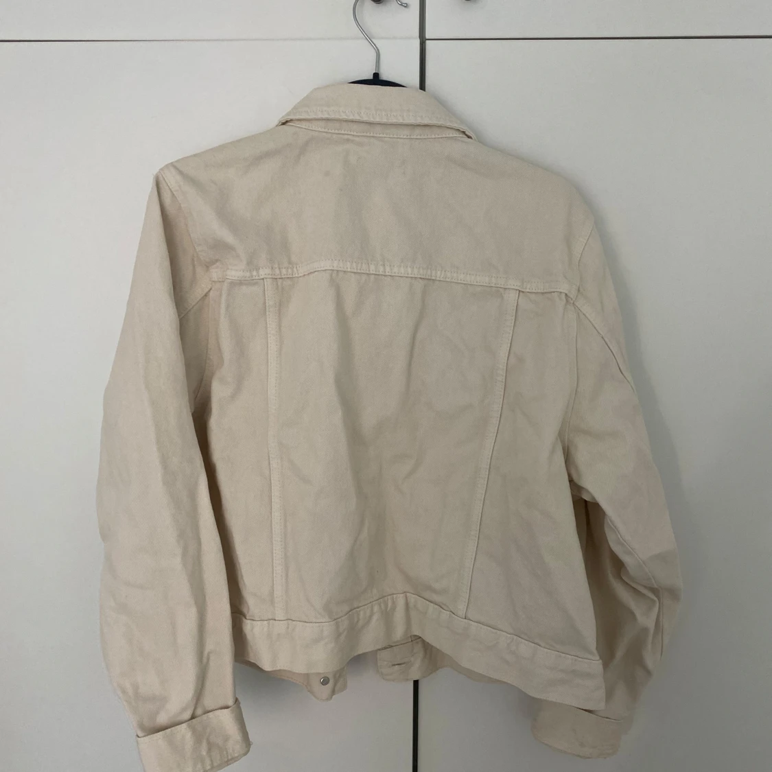 Beige jeansjacka  - 1