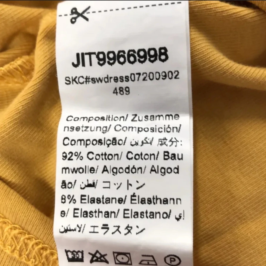 Gul klänning från Shein strl S - 4