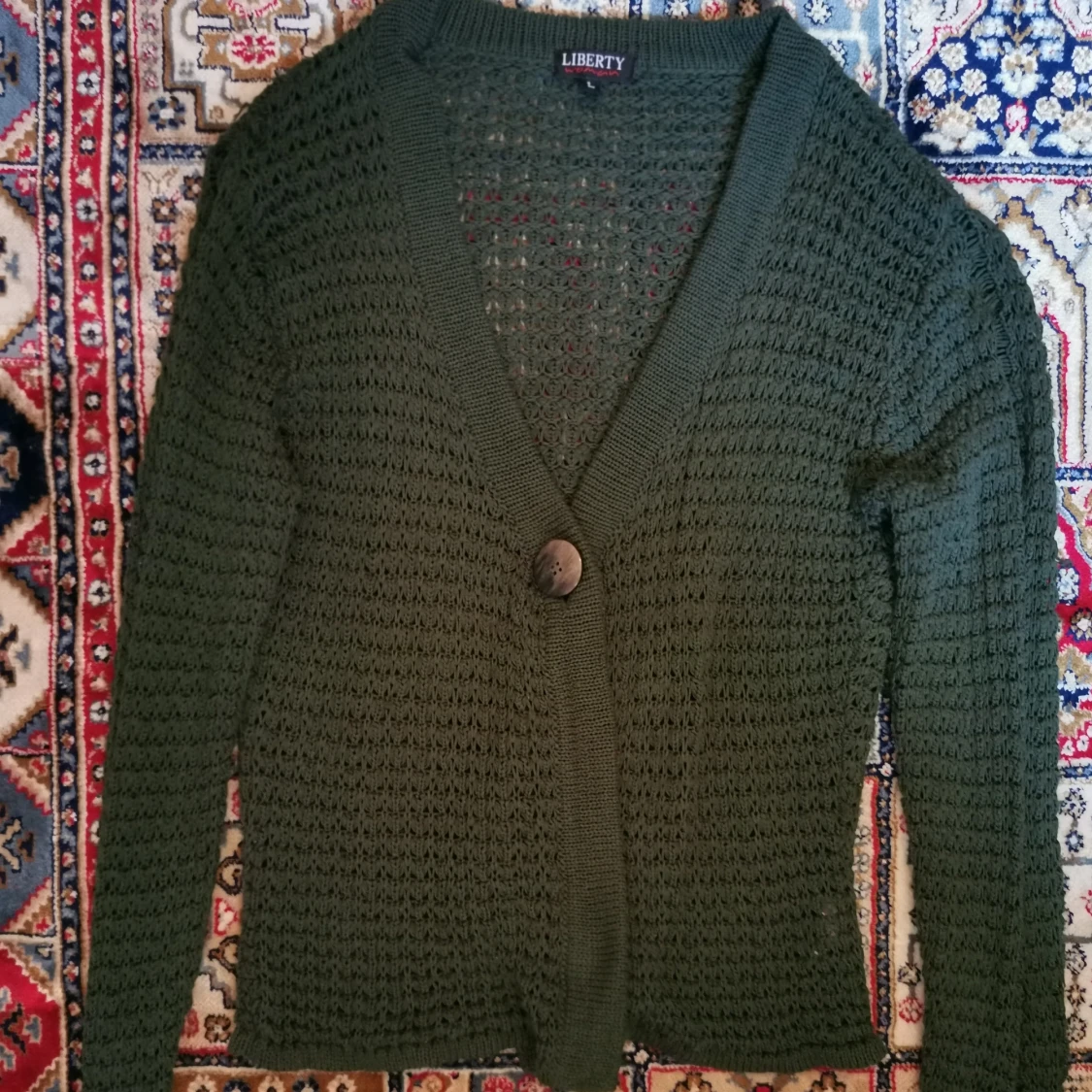 Jättefin cardigan - 90