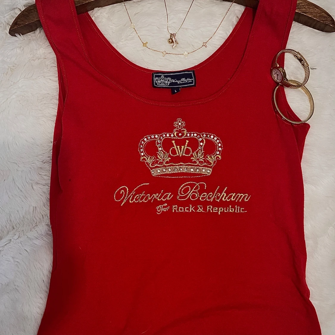 röd linne, victoria Beckham💋✨