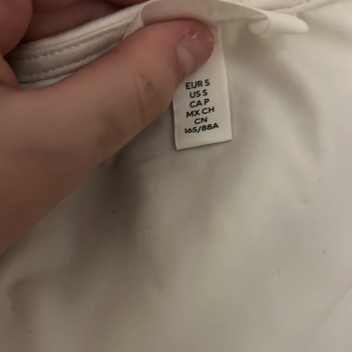 Vit långärmad topp från H&M - 2