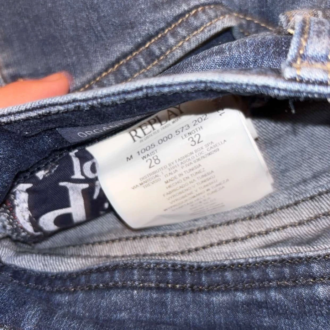 Blå jeans från Replay