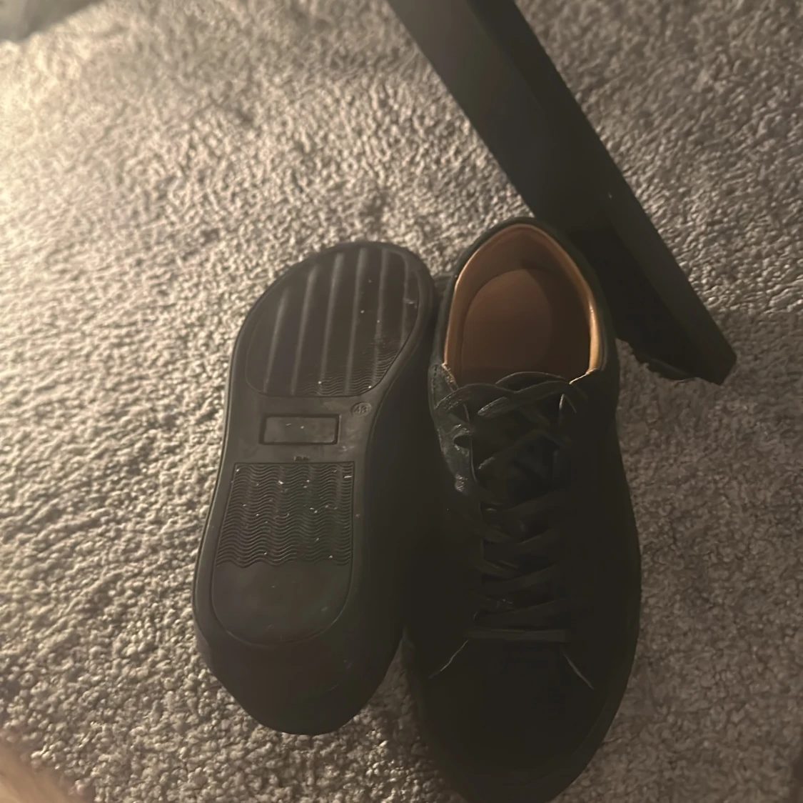 Svarta sneakers med snörning - 3