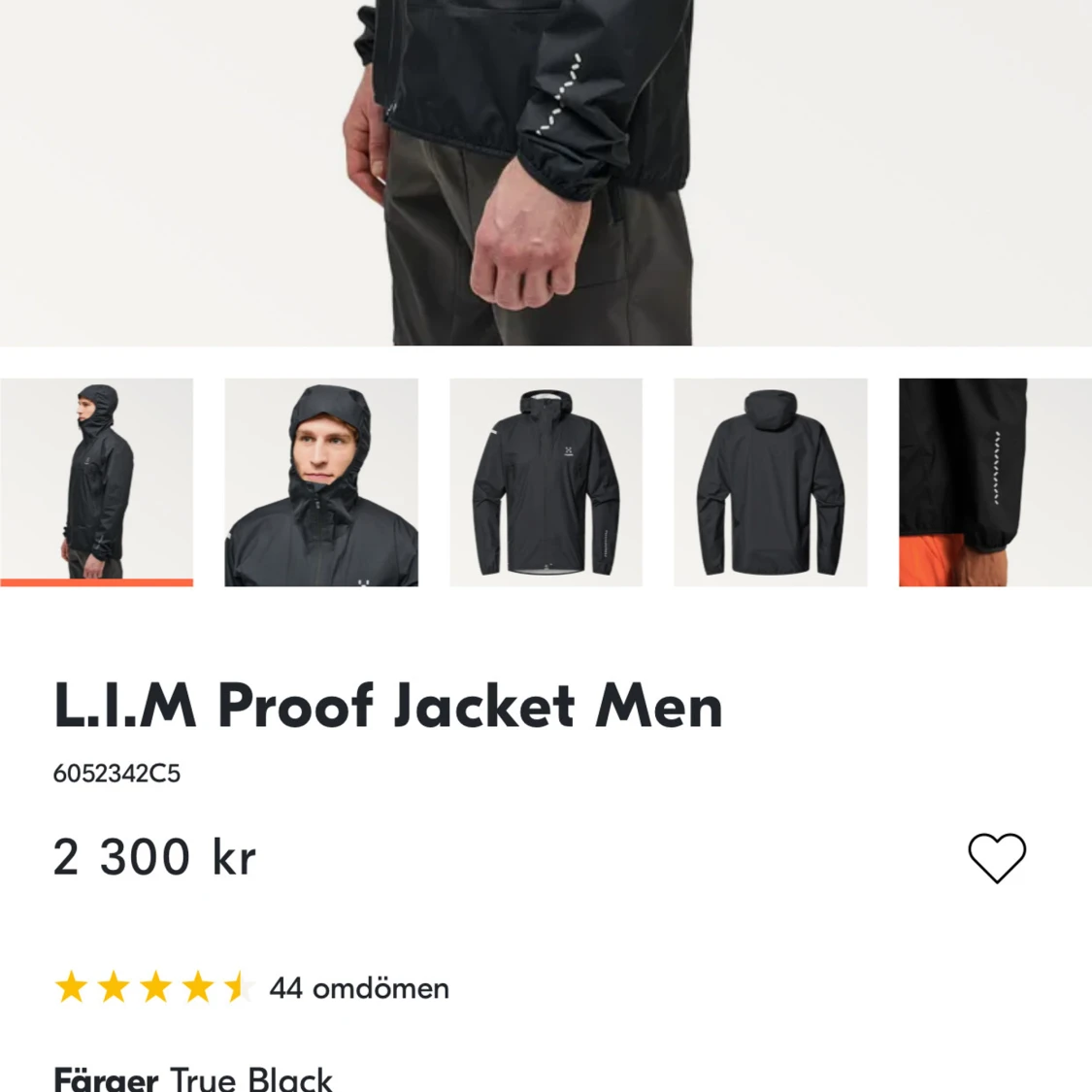 Halflöfs L.I.M Proof Jacket  - 90