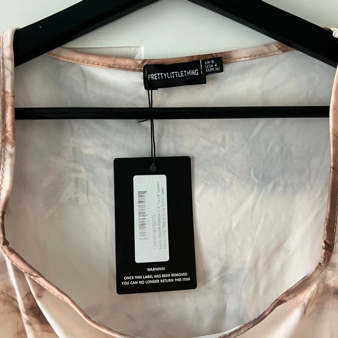 Mönstrad långärmad topp från PrettyLittleThing - 91