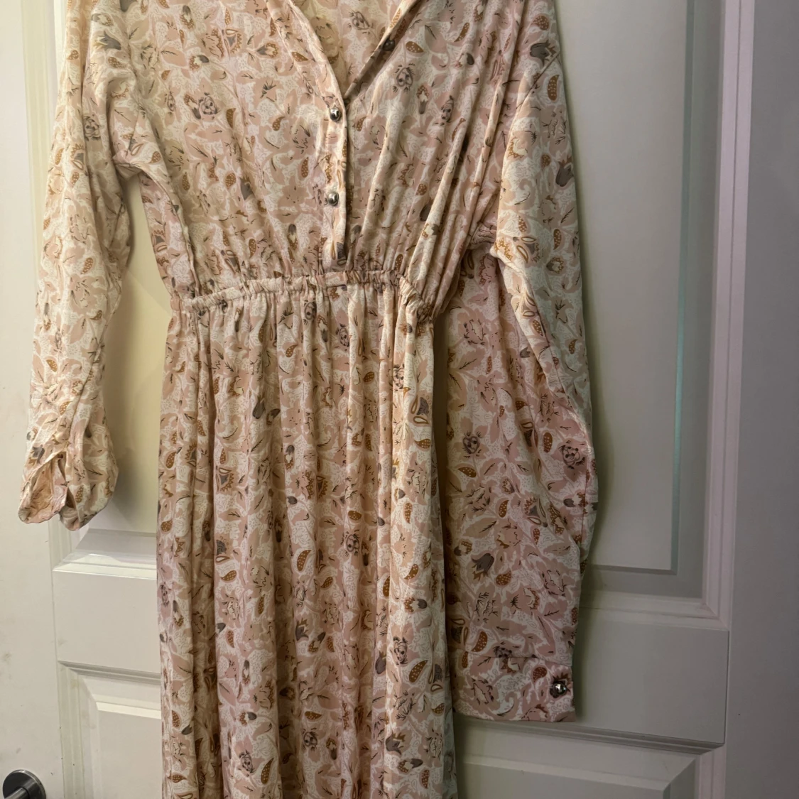 Maxiklänning långärmad