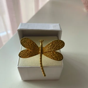 Trollslända ring  - Stainless steel ring, använd men i bra skick