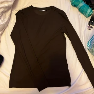Långärmad mesh topp - Långärmad mörkbrun mesh topp.  Från weekday, inga defekter.