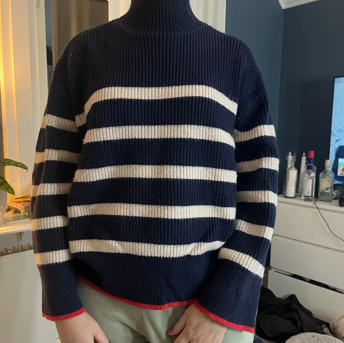 Stickad tröja från zara