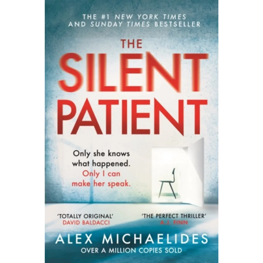  Alicia Berenson lived a seemingly perfect life until one day six years ago. When she shot her husband in the head five times. Since then she hasn't spoken a single word. It's time to find out why.THE SILENT PATIENT is the gripping must-read debut thriller of 2019 - perfect for fans of THE WOMAN IN THE WINDOW by A.J. Finn and THE GIRL BEFORE by JP Delaney.     Format Pocket   Omfång 342 sidor   Språk Engelska   Förlag Orion Publishing Group   Utgivningsdatum 2019-12-12   ISBN 9781409181637  . Böcker.